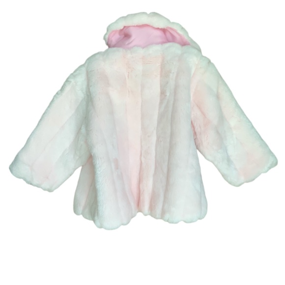 FAUX FUR 4T LONG SLEEVEE WITH COLLAR - Picture 2 of 4